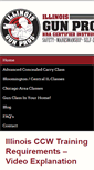 Mobile Screenshot of illinoisgunpros.com